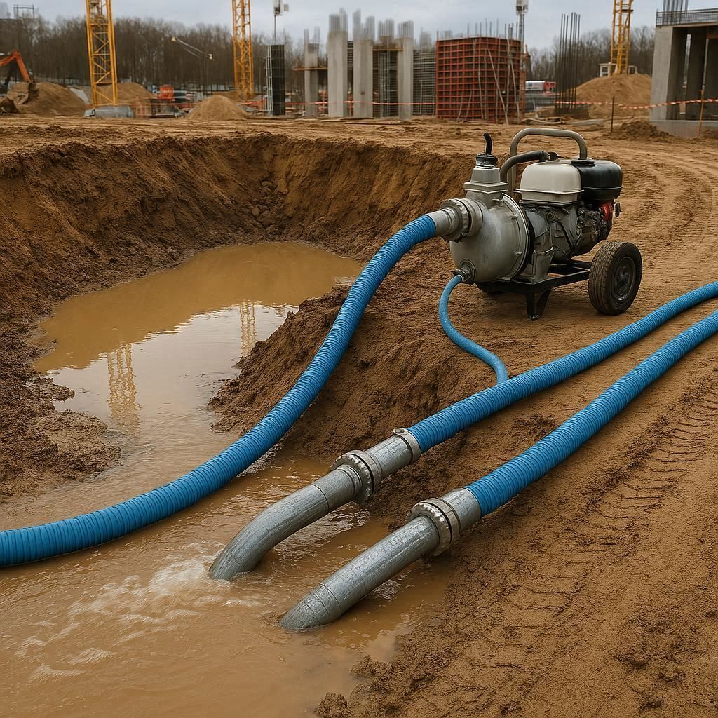 Водопонижение и осушение котлована в Тимашевске