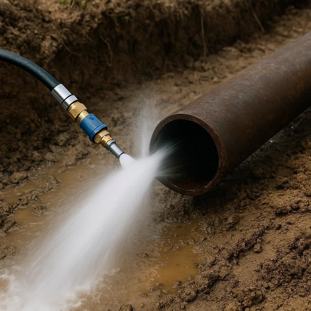 Гидродинамическая прочистка водопроводных труб в Тимашевске