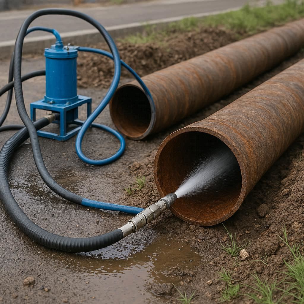 Гидродинамическая прочистка водопроводных труб в Тимашевске